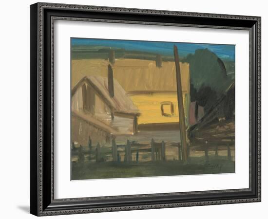 Village House-Front, 1983-Emil Parrag-Framed Giclee Print