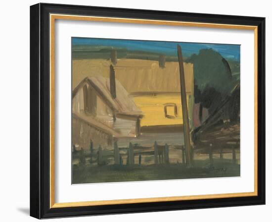 Village House-Front, 1983-Emil Parrag-Framed Giclee Print