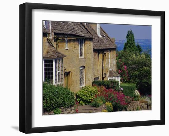 Village Houses, Bourton-On-The-Hill, Cotswolds, Gloucestershire, England, UK-David Hughes-Framed Photographic Print