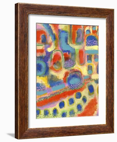 Village I-Nikki Galapon-Framed Art Print