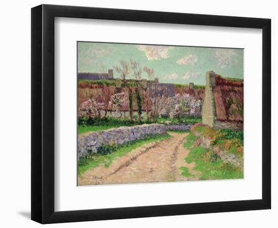 Village in Clohars, 1898 (Oil on Canvas)-Henry Moret-Framed Giclee Print