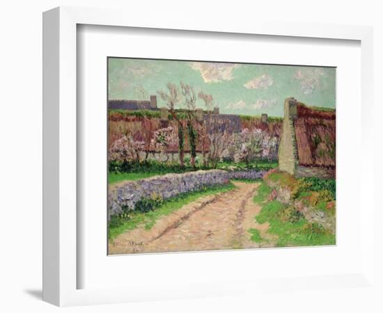 Village in Clohars, 1898 (Oil on Canvas)-Henry Moret-Framed Giclee Print