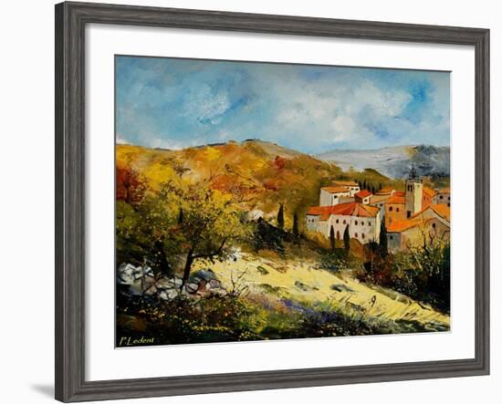 Village In Provence-Pol Ledent-Framed Art Print