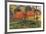 Village in Tahiti-Paul Gauguin-Framed Giclee Print