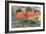 Village in Tahiti-Paul Gauguin-Framed Premium Giclee Print