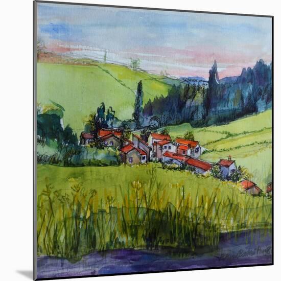 Village in the Auvergne-Brenda Brin Booker-Mounted Giclee Print