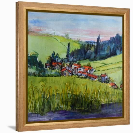 Village in the Auvergne-Brenda Brin Booker-Framed Premier Image Canvas