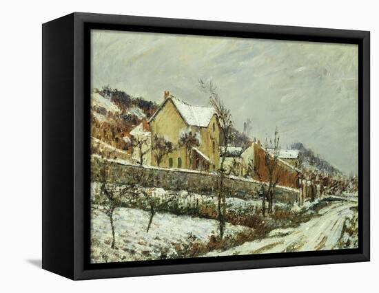 Village in the Snow; Village Dans La Neige, 1911-Gustave Loiseau-Framed Premier Image Canvas