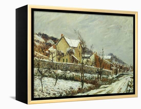 Village in the Snow; Village Dans La Neige, 1911-Gustave Loiseau-Framed Premier Image Canvas