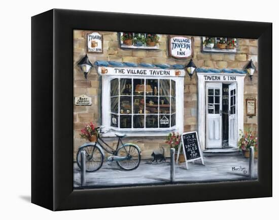 Village Inn-Marilyn Dunlap-Framed Stretched Canvas
