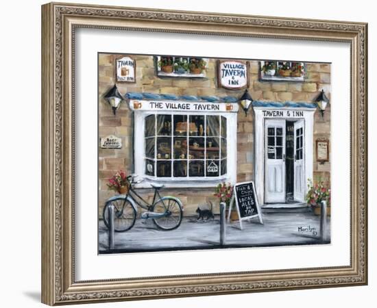 Village Inn-Marilyn Dunlap-Framed Art Print