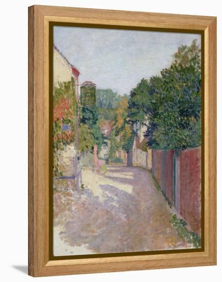 Village Lane-Spencer Frederick Gore-Framed Premier Image Canvas