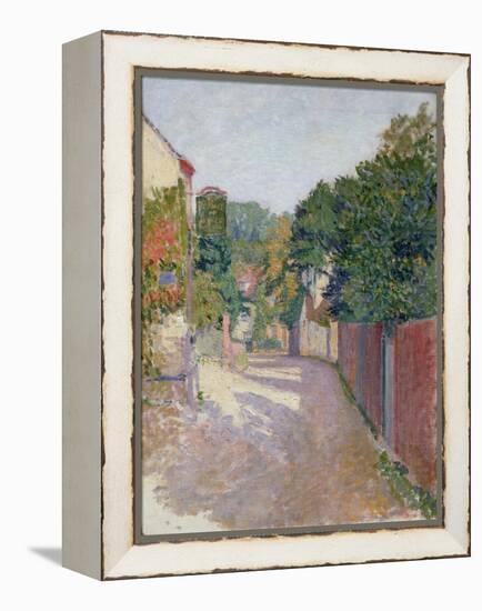 Village Lane-Spencer Frederick Gore-Framed Premier Image Canvas