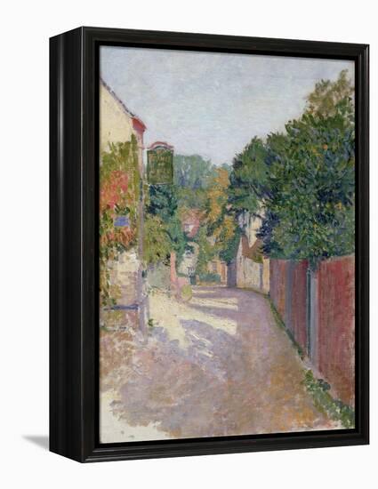 Village Lane-Spencer Frederick Gore-Framed Premier Image Canvas