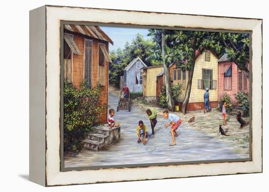 Village Life-Victor Collector-Framed Premier Image Canvas