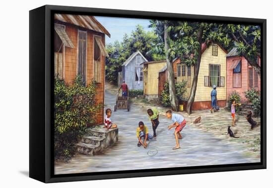 Village Life-Victor Collector-Framed Premier Image Canvas