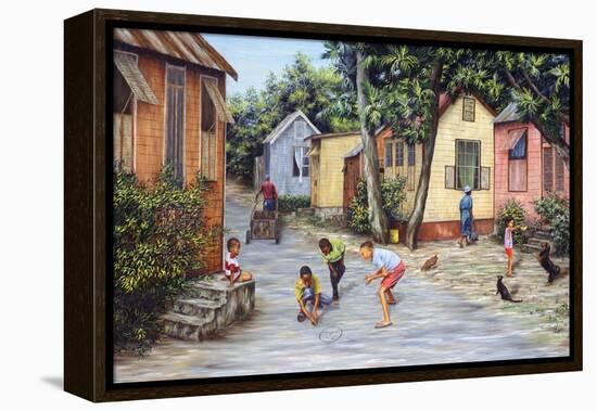 Village Life-Victor Collector-Framed Premier Image Canvas