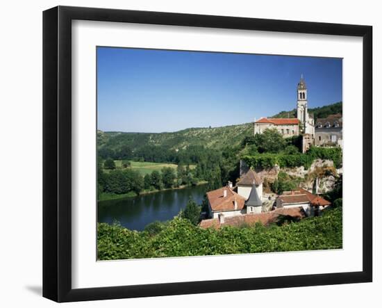 Village of Albas, Near Cahors, Lot, Midi-Pyrenees, France-Michael Busselle-Framed Photographic Print