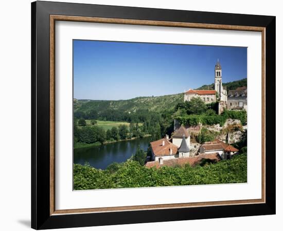 Village of Albas, Near Cahors, Lot, Midi-Pyrenees, France-Michael Busselle-Framed Photographic Print