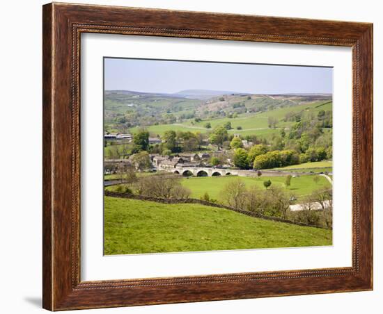 Village of Burnsall in Wharfedale, Yorkshire Dales, Yorkshire, England, United Kingdom, Europe-Mark Sunderland-Framed Photographic Print