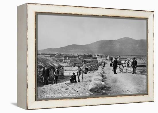 Village of Duagh, Achill Island, County Mayo, Ireland, C.1890-Robert French-Framed Premier Image Canvas