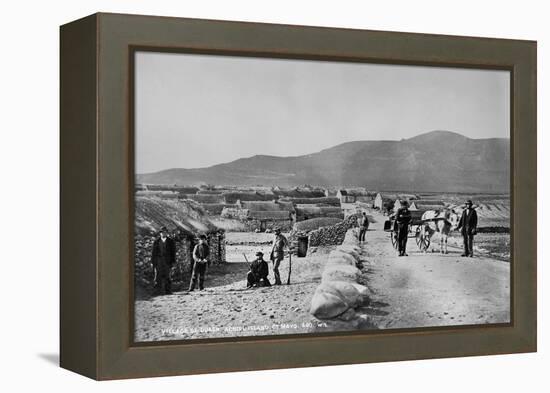 Village of Duagh, Achill Island, County Mayo, Ireland, C.1890-Robert French-Framed Premier Image Canvas