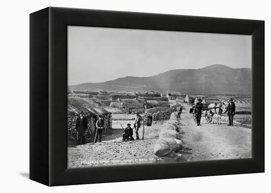 Village of Duagh, Achill Island, County Mayo, Ireland, C.1890-Robert French-Framed Premier Image Canvas