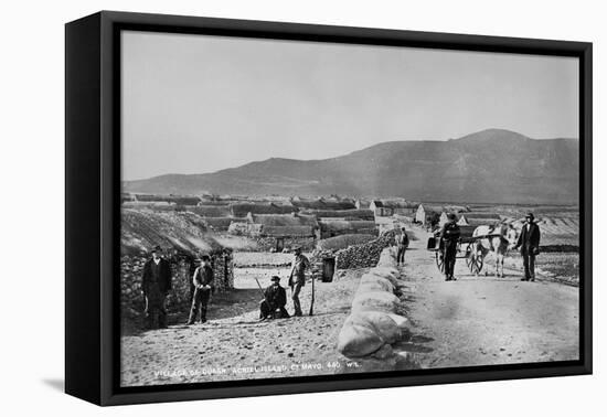 Village of Duagh, Achill Island, County Mayo, Ireland, C.1890-Robert French-Framed Premier Image Canvas