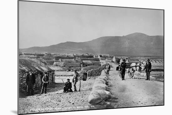 Village of Duagh, Achill Island, County Mayo, Ireland, C.1890-Robert French-Mounted Giclee Print
