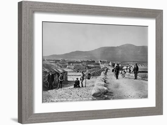 Village of Duagh, Achill Island, County Mayo, Ireland, C.1890-Robert French-Framed Giclee Print