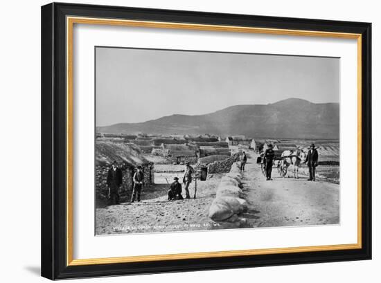 Village of Duagh, Achill Island, County Mayo, Ireland, C.1890-Robert French-Framed Giclee Print