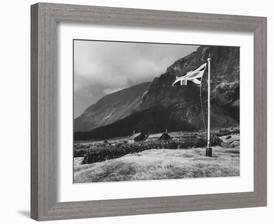 Village of Edinburgh on Tristan Da Cunha-Carl Mydans-Framed Photographic Print