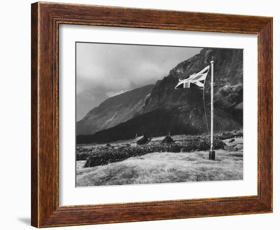 Village of Edinburgh on Tristan Da Cunha-Carl Mydans-Framed Photographic Print