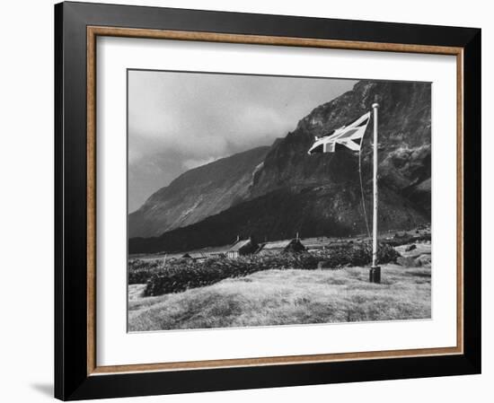 Village of Edinburgh on Tristan Da Cunha-Carl Mydans-Framed Photographic Print