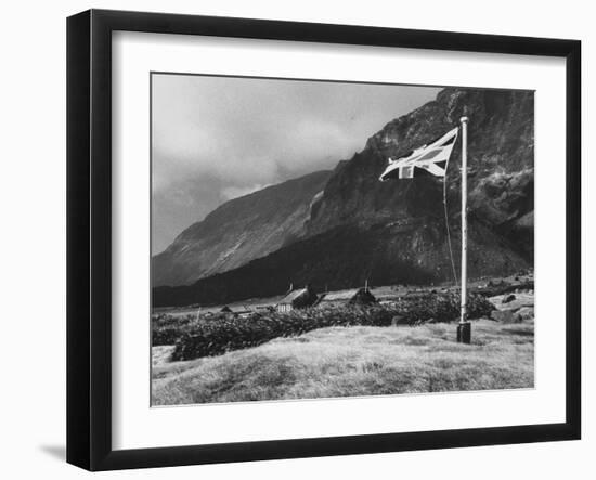 Village of Edinburgh on Tristan Da Cunha-Carl Mydans-Framed Photographic Print