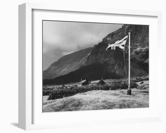 Village of Edinburgh on Tristan Da Cunha-Carl Mydans-Framed Photographic Print