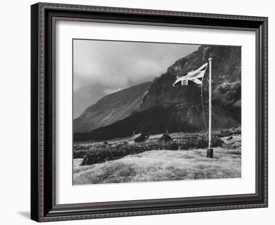 Village of Edinburgh on Tristan Da Cunha-Carl Mydans-Framed Photographic Print