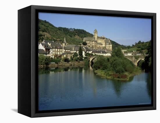 Village of Estaing, Aveyron, Midi Pyrenees, France-Michael Busselle-Framed Premier Image Canvas