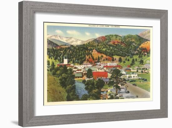 Village of Estes Park, Colorado-null-Framed Art Print