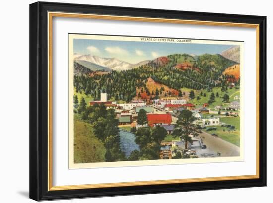 Village of Estes Park, Colorado-null-Framed Art Print