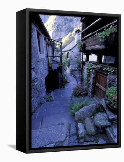 Village of Foroglio, Val Bavona, Switzerland-Gavriel Jecan-Framed Premier Image Canvas