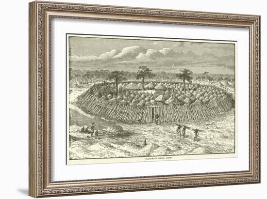 Village of Gebei Geon-null-Framed Giclee Print