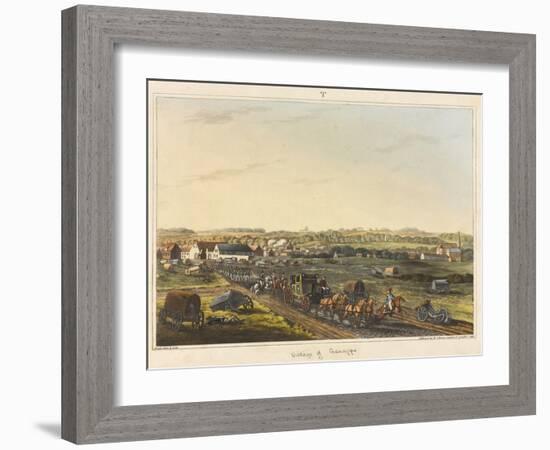 Village of Genappe-C. C. Hamilton-Framed Giclee Print