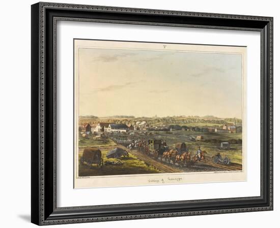 Village of Genappe-C. C. Hamilton-Framed Giclee Print