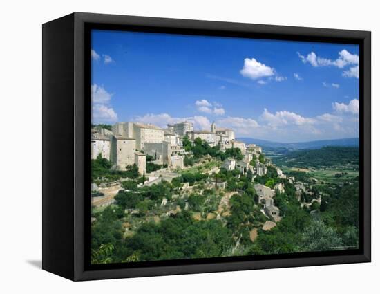 Village of Gordes, Perched Above the Luberon Countryside, Vaucluse, Provence, France, Europe-Ruth Tomlinson-Framed Premier Image Canvas