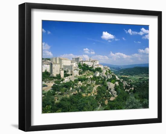 Village of Gordes, Perched Above the Luberon Countryside, Vaucluse, Provence, France, Europe-Ruth Tomlinson-Framed Photographic Print