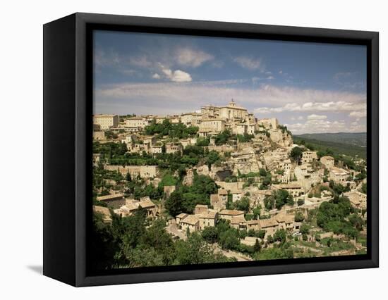 Village of Gordes, Vaucluse, Provence, France-Michael Busselle-Framed Premier Image Canvas