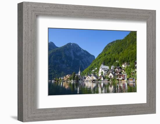 Village of Hallstatt, Hallstattersee, Oberosterreich (Upper Austria), Austria, Europe-Doug Pearson-Framed Photographic Print