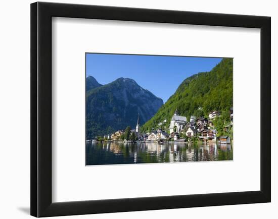 Village of Hallstatt, Hallstattersee, Oberosterreich (Upper Austria), Austria, Europe-Doug Pearson-Framed Photographic Print