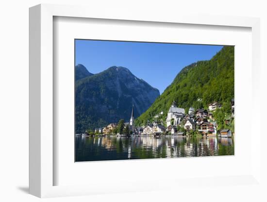 Village of Hallstatt, Hallstattersee, Oberosterreich (Upper Austria), Austria, Europe-Doug Pearson-Framed Photographic Print